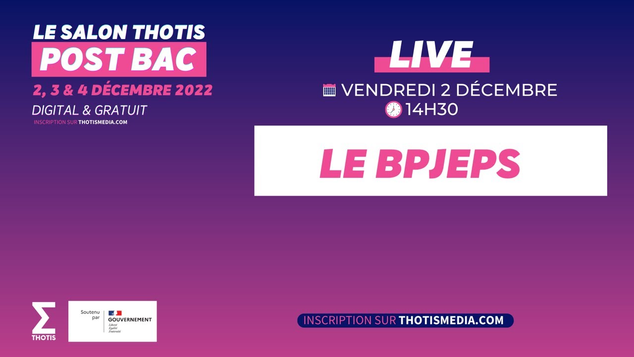 Le BPJEPS - Thotis