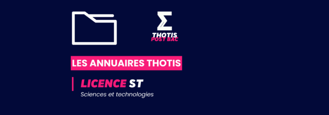 Annuaire Thotis - Licence Sciences et Technologies