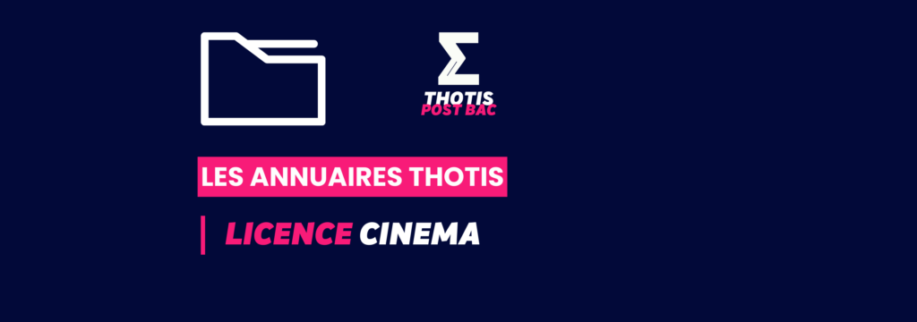 Annuaire Thotis - Licence Cinéma