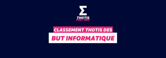 Classement BUT informatique