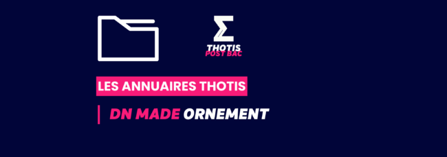 DNMADE Ornement Annuaire