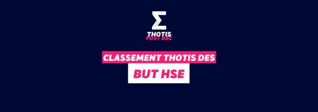 Classement Thotis des BUT HSE