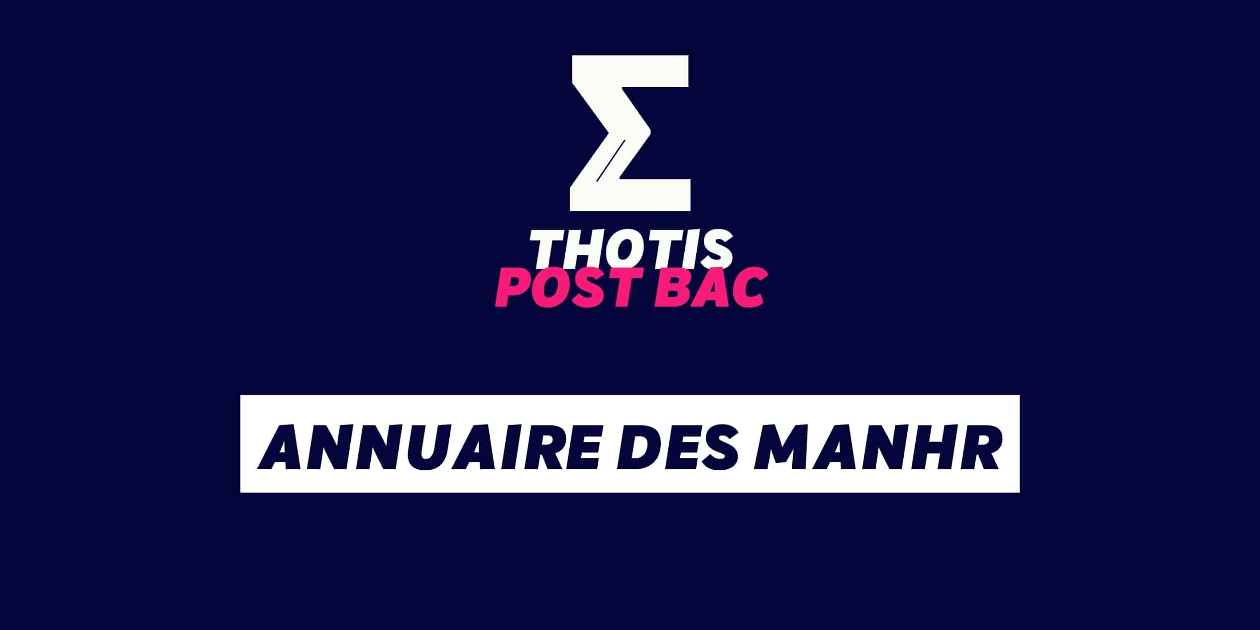 Annuaire des MANHR Annuaire des MANHR
