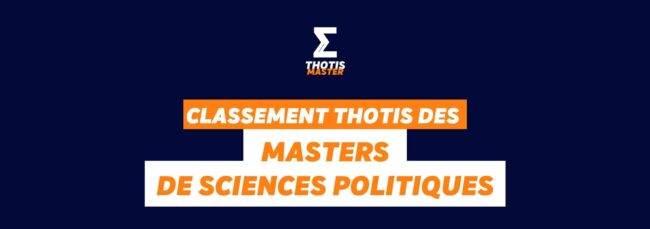 Master sciences politiques Classement