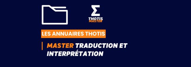 Thotis Annuaire - Master Traduction et interpretation