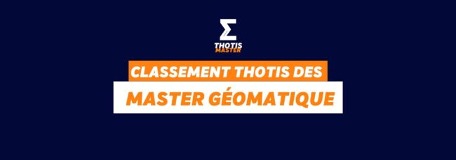 Classement des Masters Géomatique en 2025