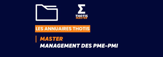 Thotis Annuaire - Master Management PME - PMI