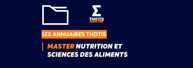 Thotis Annuaire - Master Nutrition et science des aliments