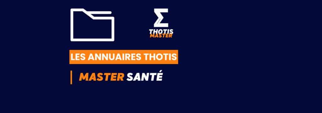 Thotis Annuaire - Master Santé