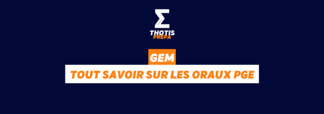 GEM PGE PRÉPA GEM PGE PRÉPA