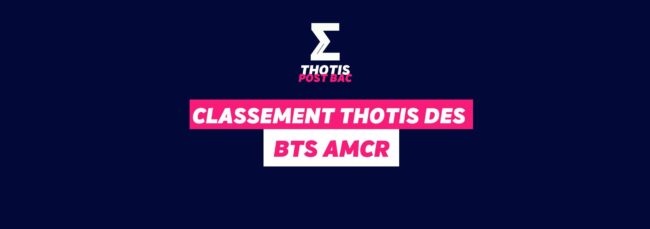 Classement Thotis - BTS AMCR