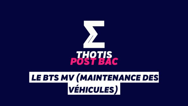 Le BTS MV (Maintenance des véhicules) Le BTS MV (Maintenance des véhicules)