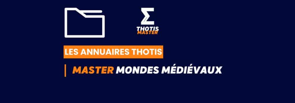 Thotis Annuaire - Master Mondes médiévaux