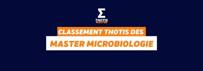 Classement Thotis des masters Microbiologie en 2025