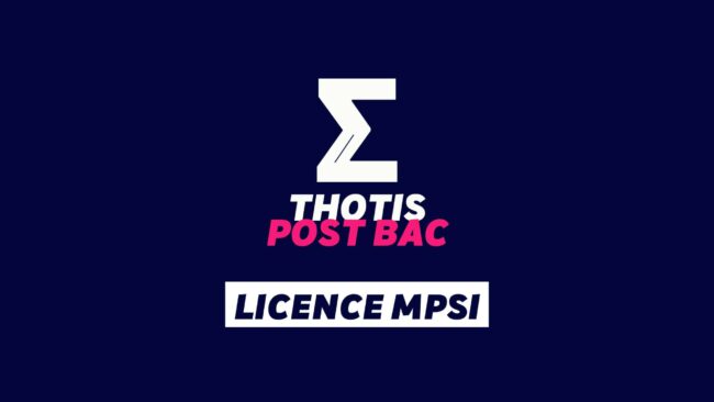 Licence MPSI Licence MPSI