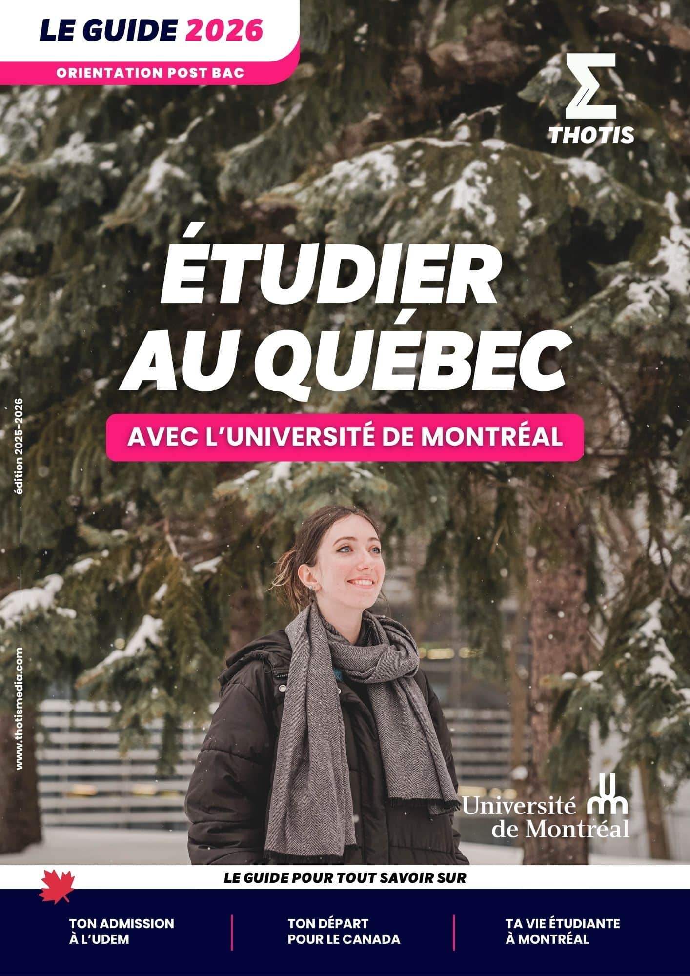 Guide Étudier au Québec avec l'UdeM 2025