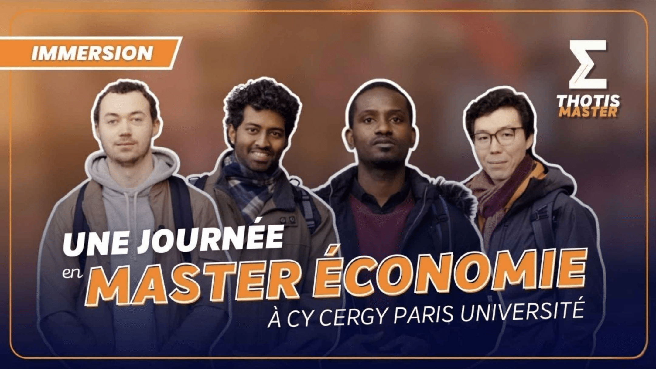 Une journée en Master Économie à CY Cergy Paris Université
