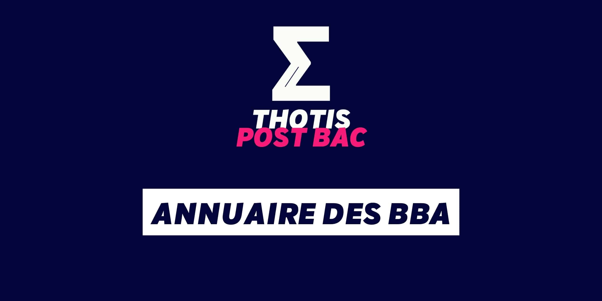 Annuaire des BBA Annuaire des BBA