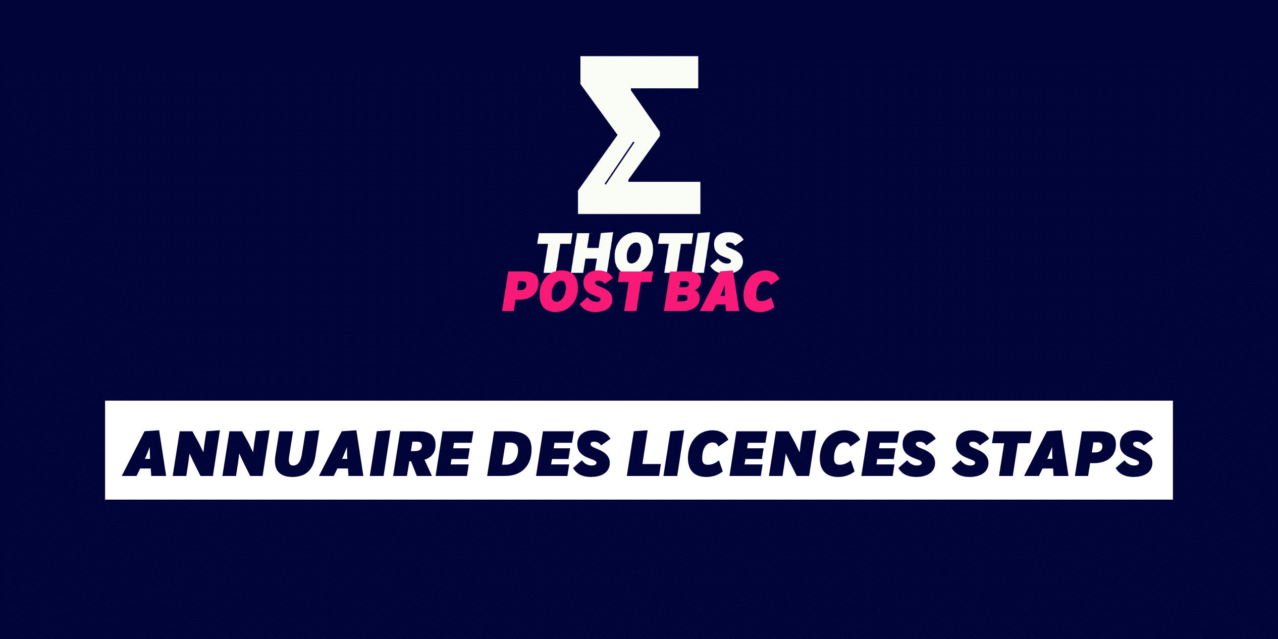 Annuaire des licences staps Annuaire des licences staps