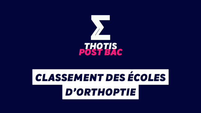 Classement des écoles d’orthoptie