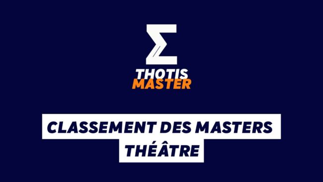 Classement des Masters théâtre