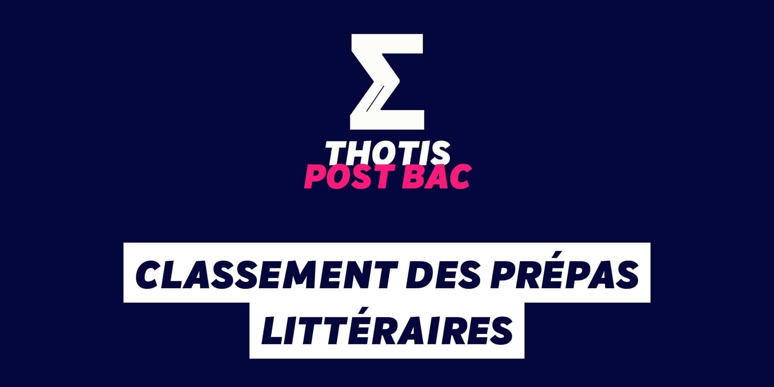 Classement des prépas littéraires Classement des prépas littéraires