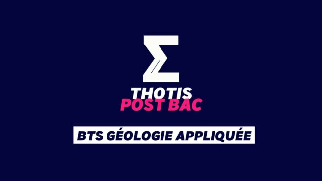 _Le BTS Géologie appliqué BTS Géologie appliquée