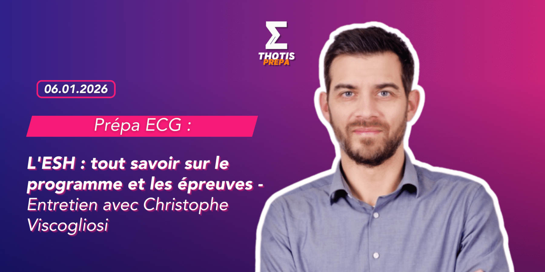 V3PRÉPA ECG ESH C.V – programme ESH V3PRÉPA ECG ESH C.V programme ESH