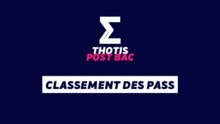 Classement des PASS Classement des PASS