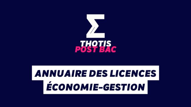 Annuaire des licences Économie-gestion Annuaire des licences Économie-gestion