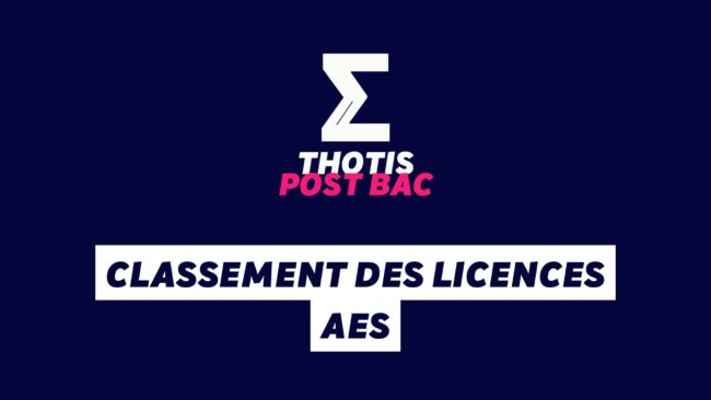 Classement des licences AES