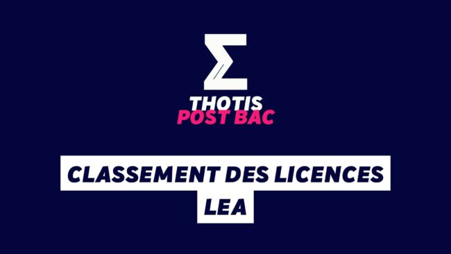 Classement des licences LEA
