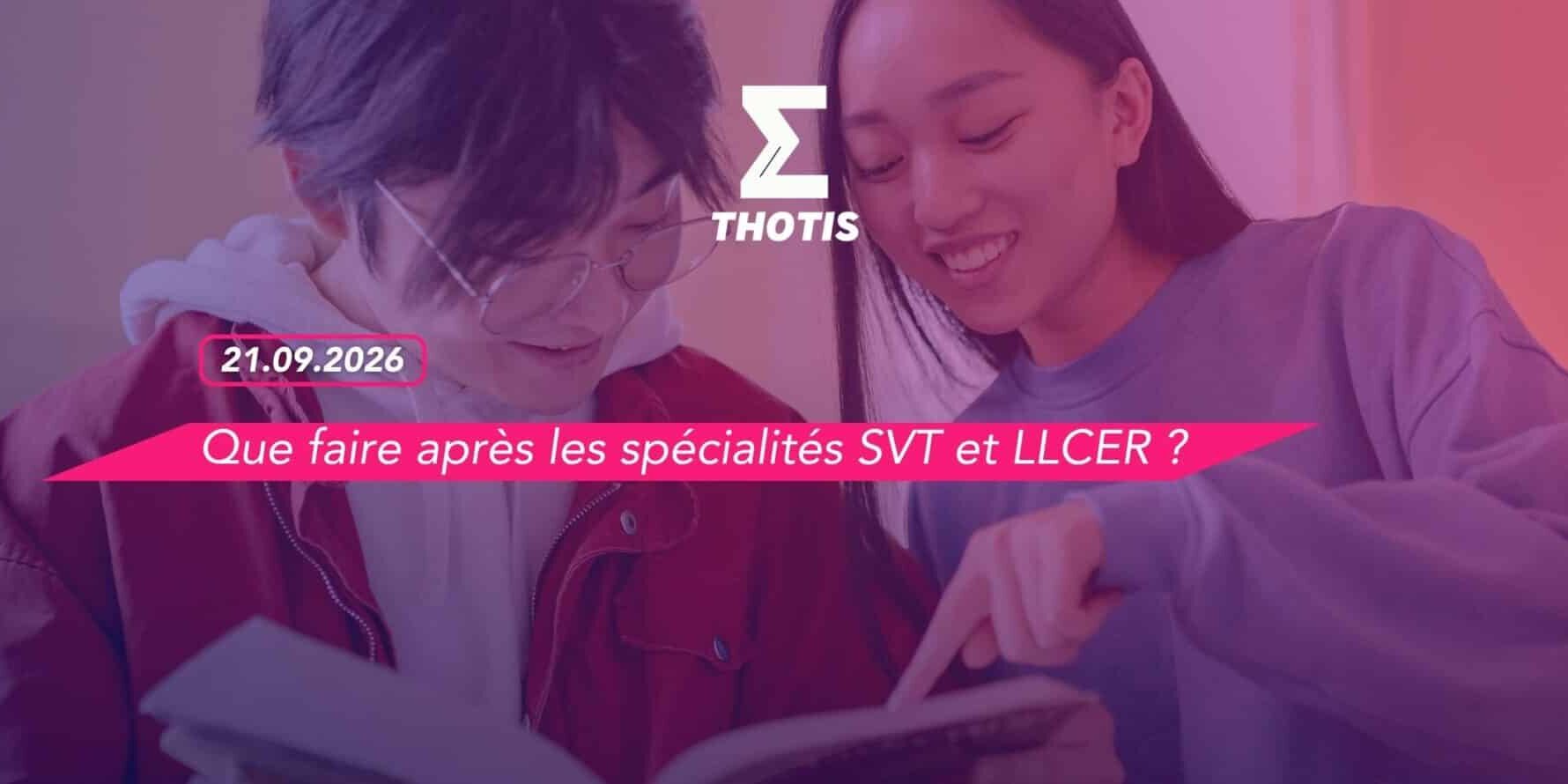 Que faire après les spécialités SVT et LLCER en 2026 via Parcoursup ?