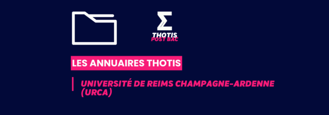 Annuaires Thotis - Université de Reims Champagne-Ardenne (URCA)