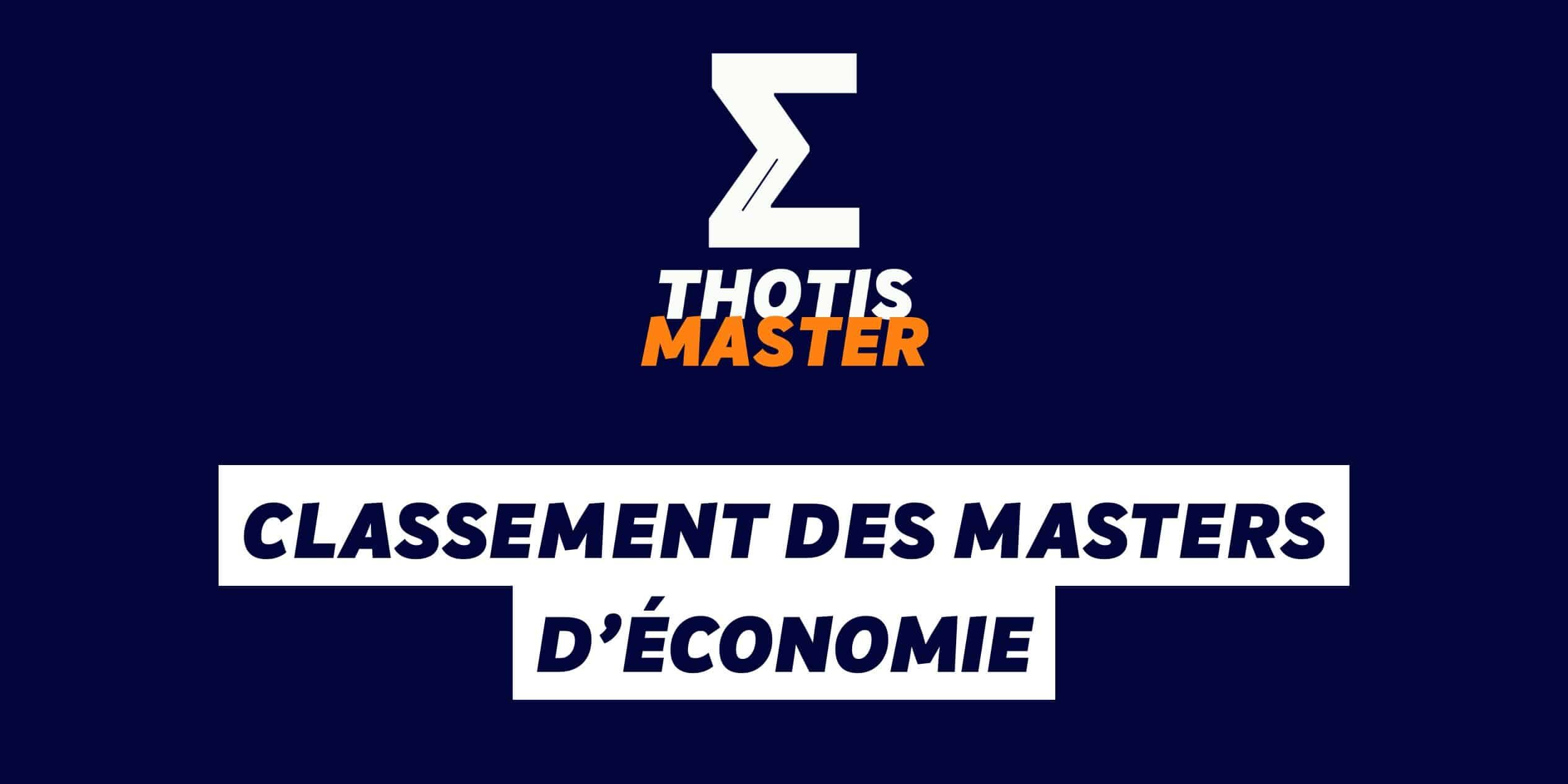Classement des masters d’économie