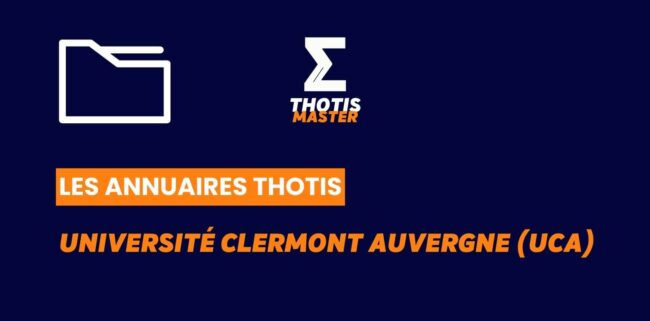 Annuaire Université Clermont Auvergne (UCA)