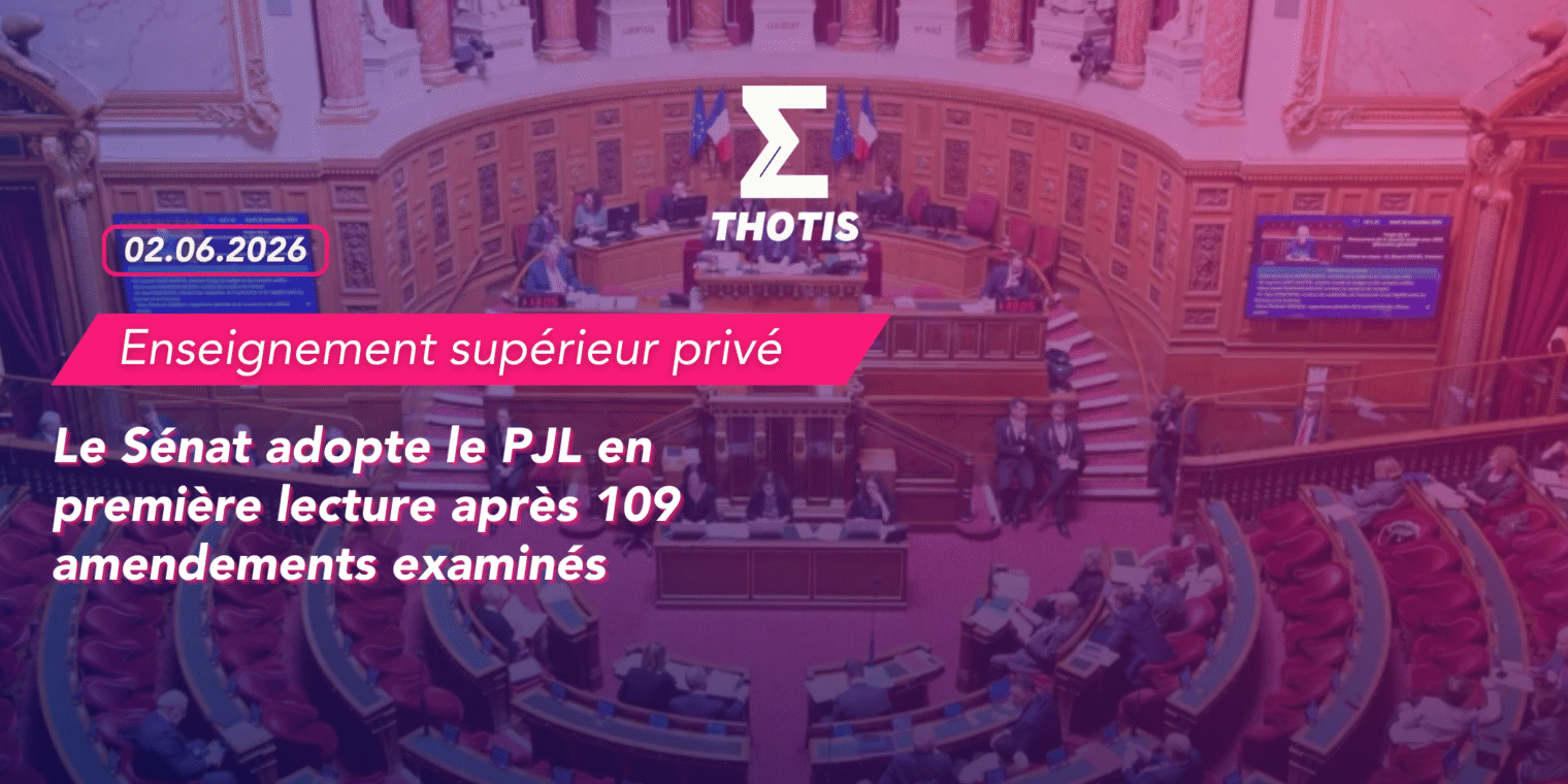 Enseignement supérieur privé le sénat adopte le PJL en première lecture Enseignement supérieur privé le sénat adopte le PJL en première lecture