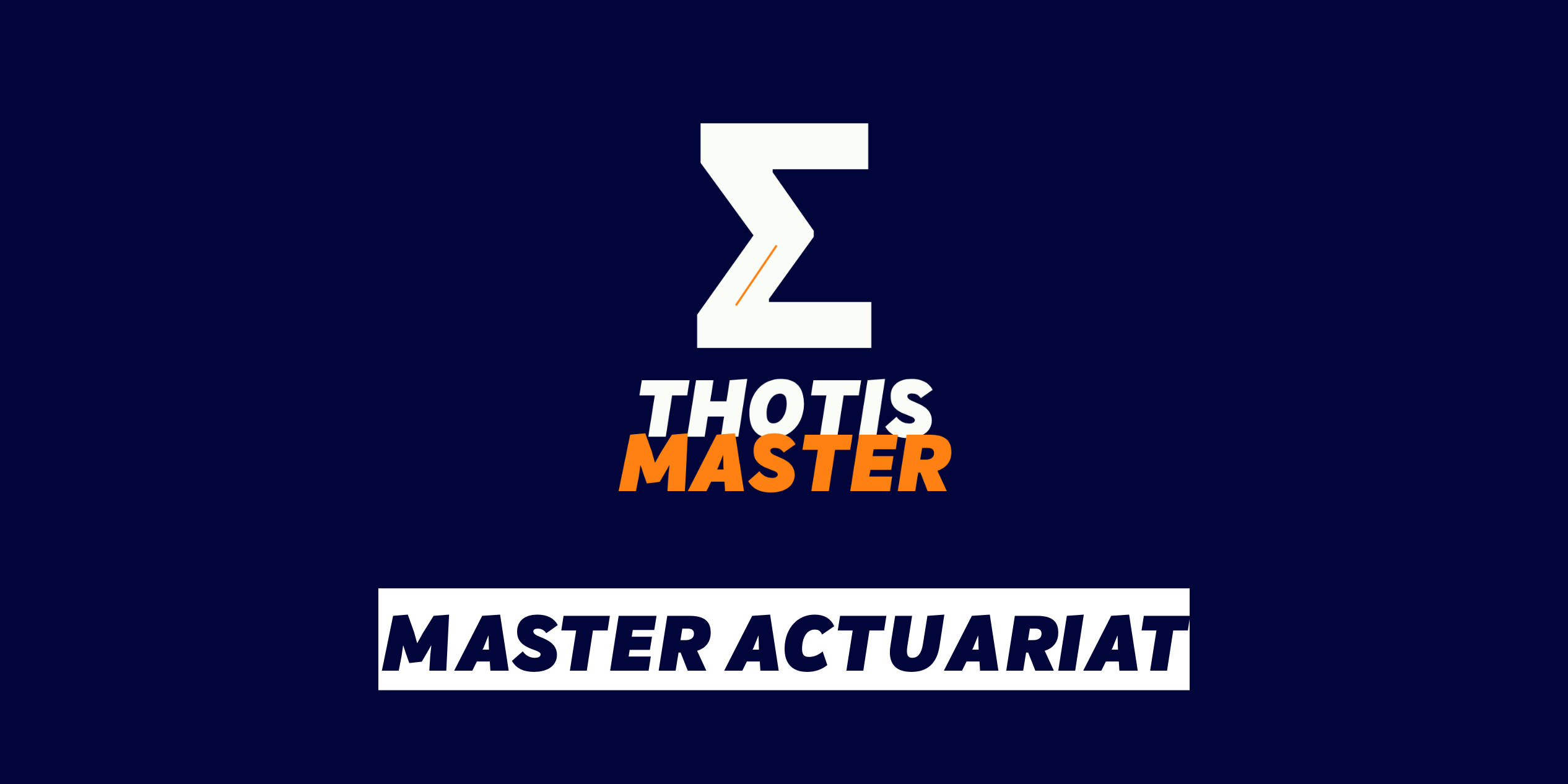 Master Actuariat Master Actuariat