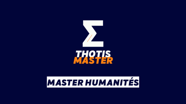 Master Humanités Master Humanités
