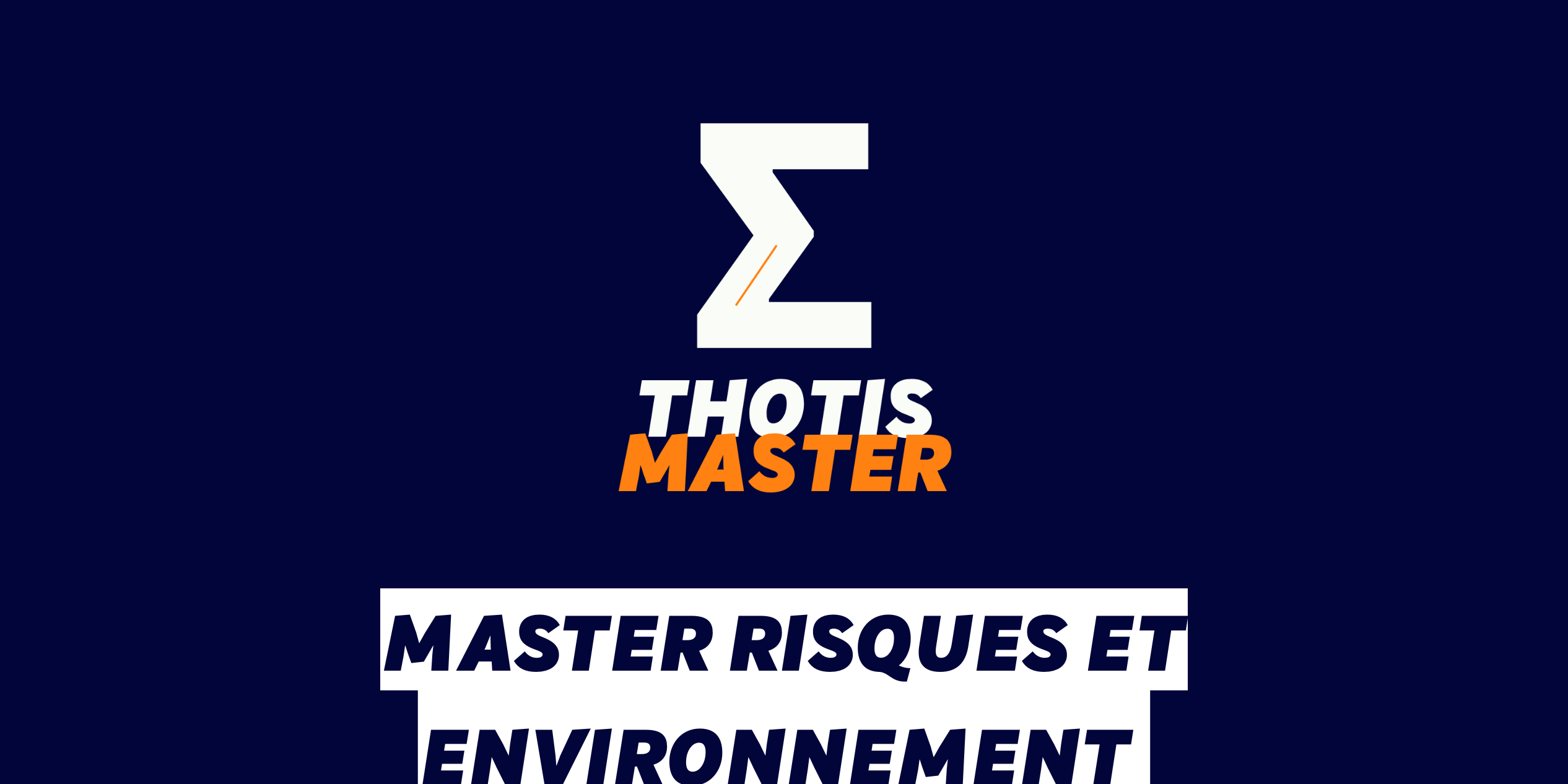 Master Risques et environnement Master Risques et environnement