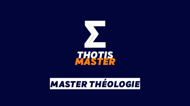 Master Théologie Master Théologie
