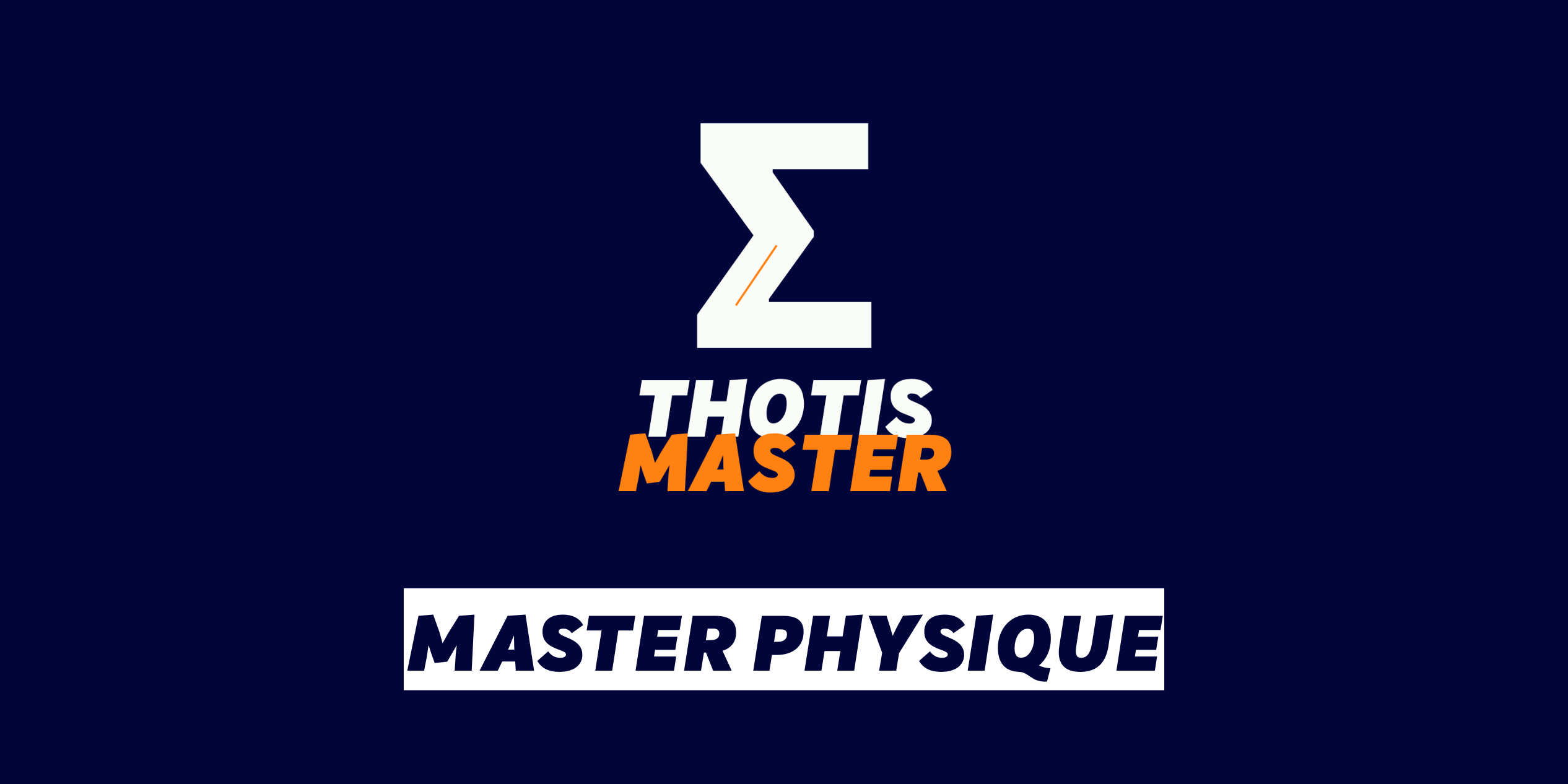Master physique Master physique