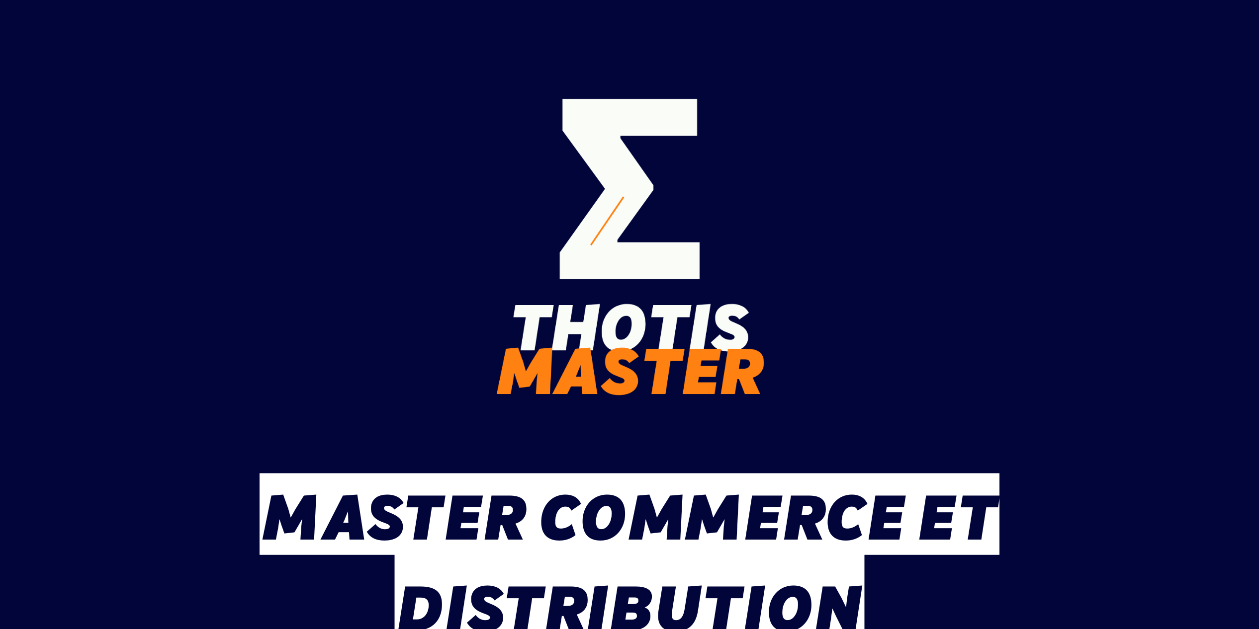 Master Commerce et distribution Master Commerce et distribution