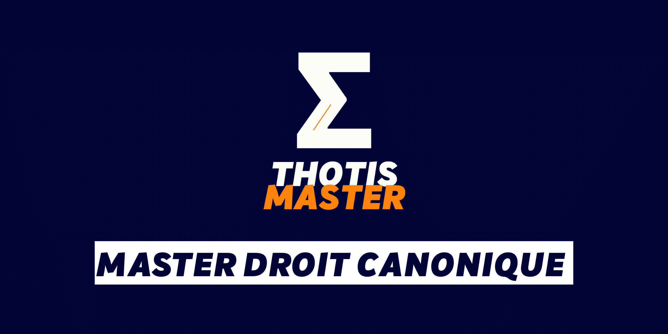 Master Droit canonique Master Droit canonique