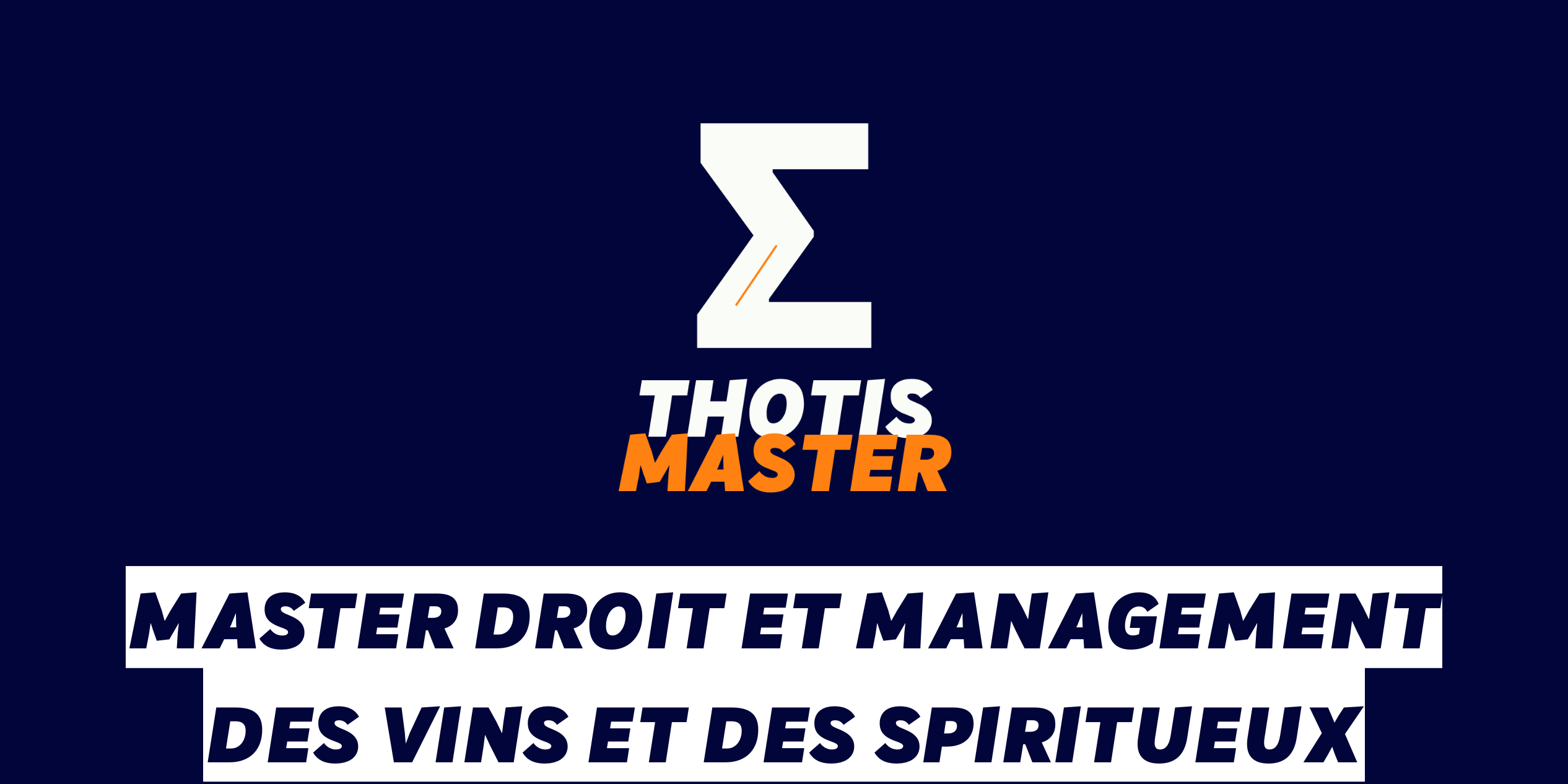 Master Droit et management des vins et des spiritueux Master Droit et management des vins et des spiritueux