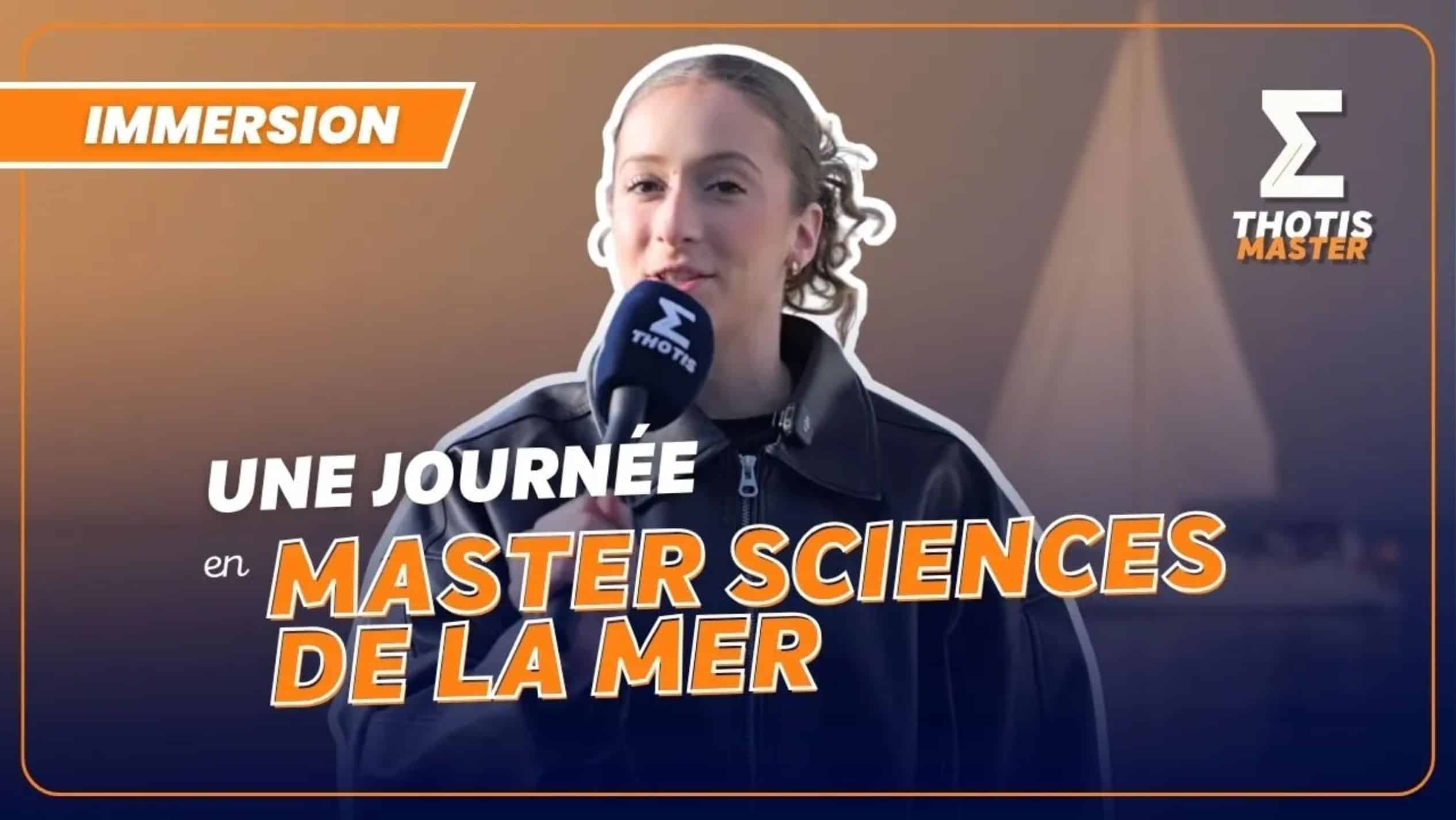 Une journée en Master Sciences de la Mer