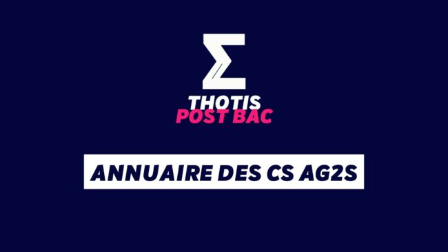 Annuaire des CS AG2S - THOTIS