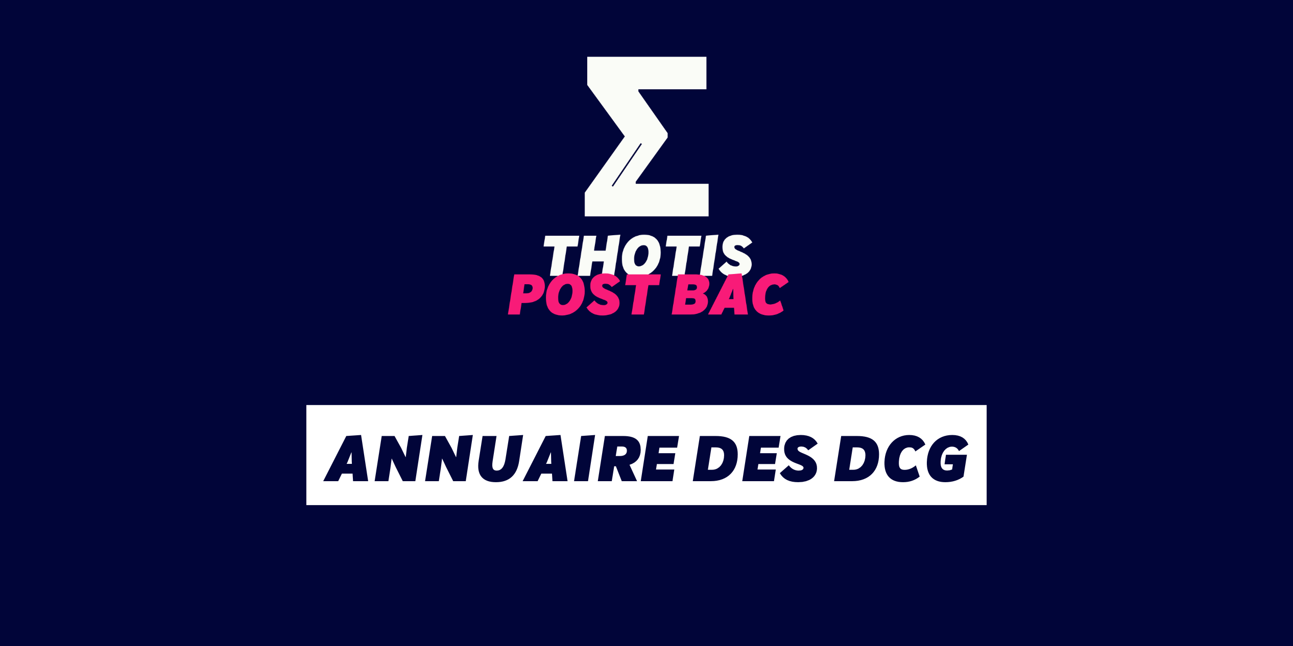 Annuaire des DCG Annuaire des DCG