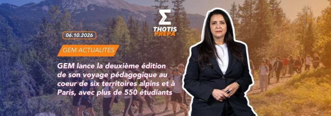 GEM lance la deuxième édition de son voyage pédagogique au coeur de six territoires alpins et à Paris, avec plus de 550 étudiants